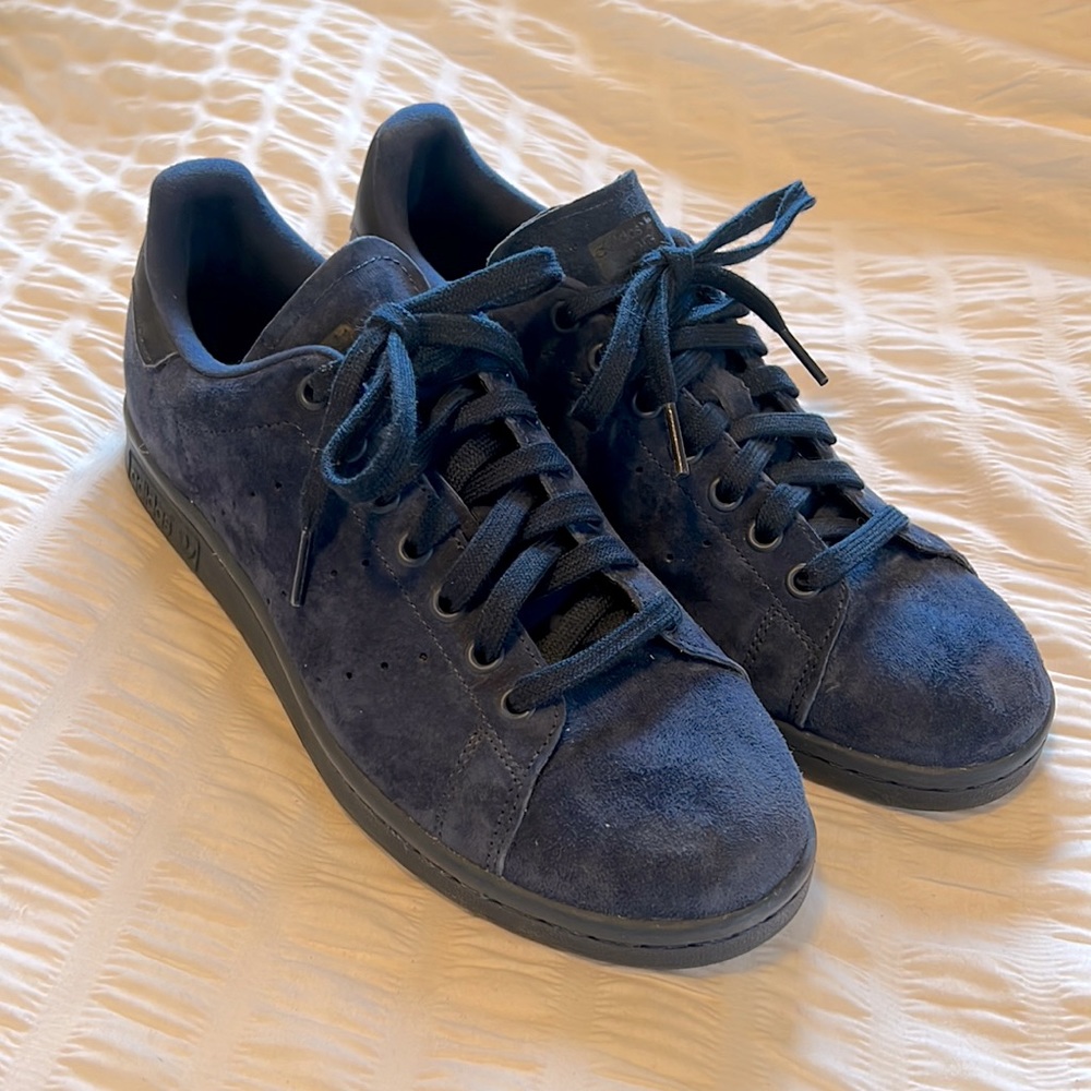 Adidas stan smith navy blue shoes